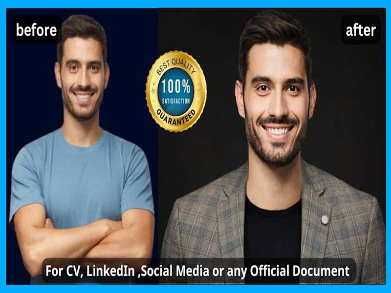 Cover image for Making a headshot photo with suit and Professional background