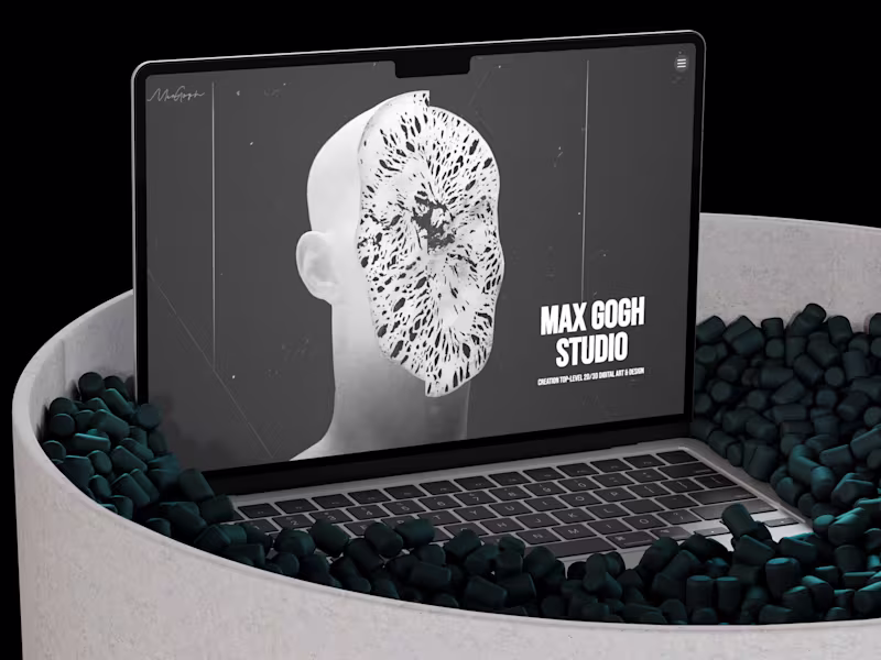 Cover image for Max Gogh Studio Portfolio Website
