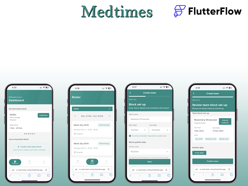 Cover image for Medtimes – Hospital Staff Management App