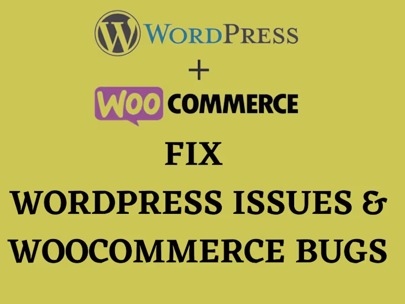 Cover image for fix wordpress issues and error