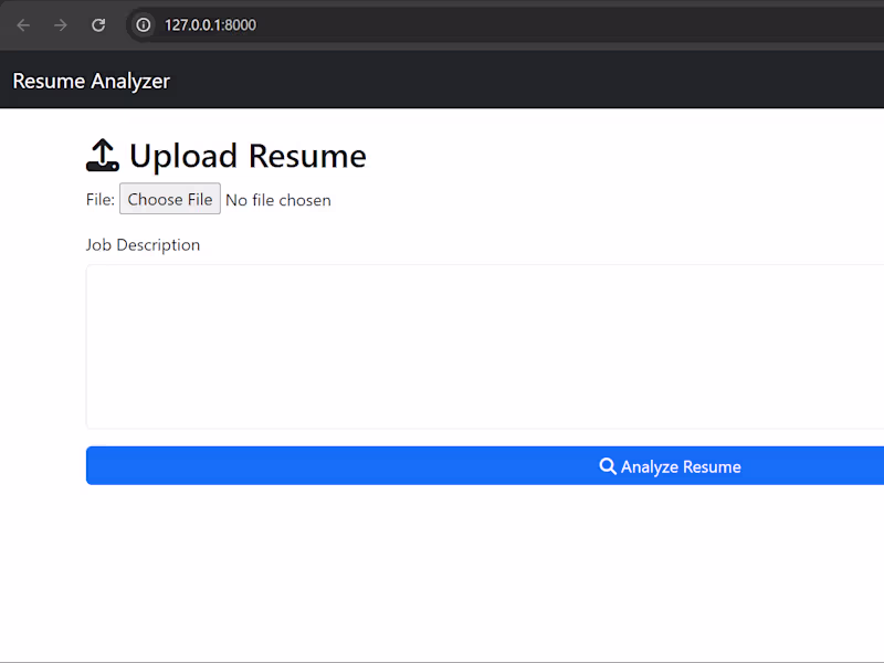 Cover image for Data-Driven Resume Analyzer Development