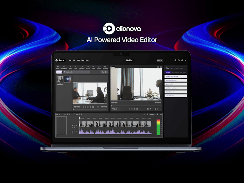 Cover image for Clipnova: AI Powered Video Editor