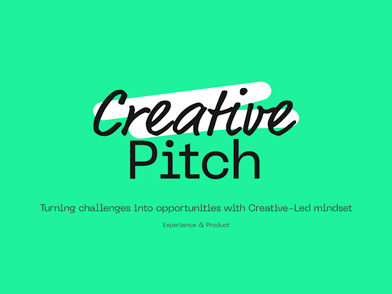 Cover image for From idea to design concept in just a few weeks.