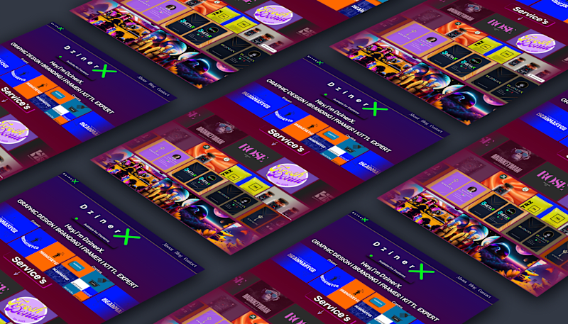 Cover image for DzinerX Studio | Frameship Site with Trendy Style💫⚡️🔥