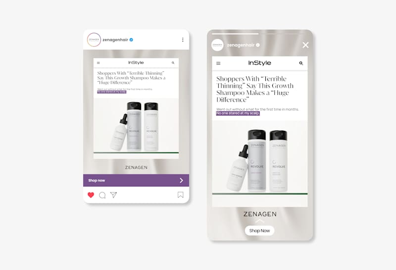 Cover image for Zenagen Static Ads | Acquisition (Marketing & Advertising)