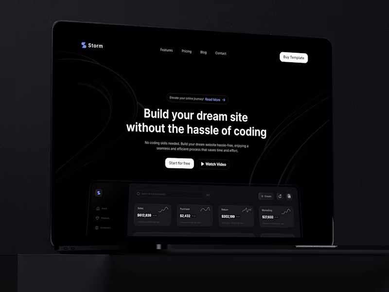 Cover image for Storm ✧ SaaS & Startup Framer Template