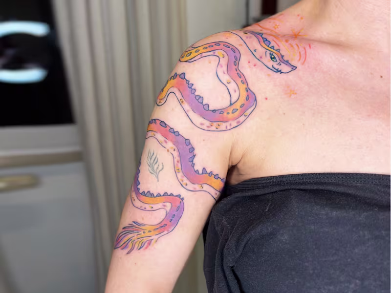 Cover image for Custom Tattoo Design in My Unique Artistic Style