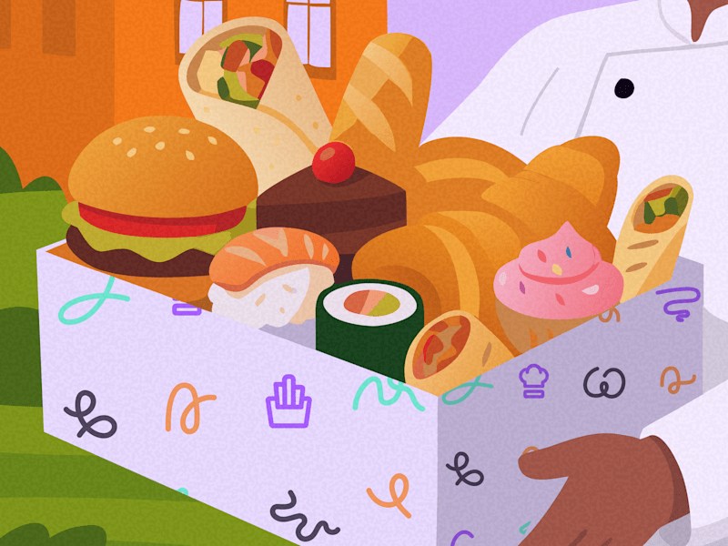 Cover image for Chop App Onboarding Illustration