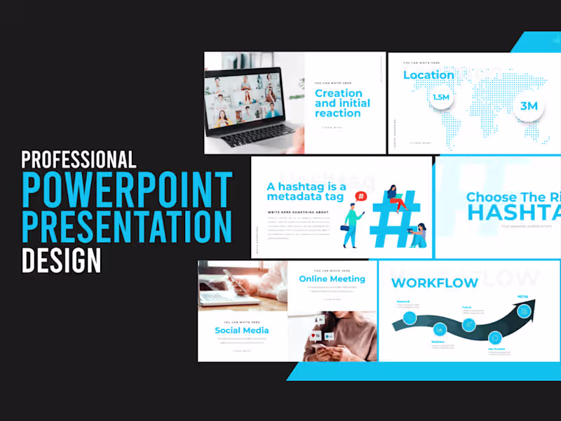 Cover image for I'll design PowerPoint presentations in an effective way
