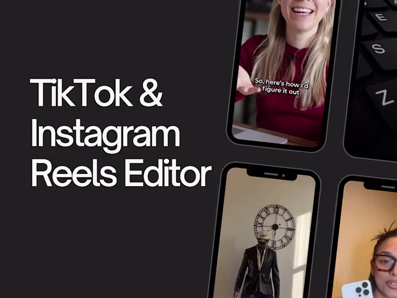 Cover image for TikTok & Instagram Reels Editor