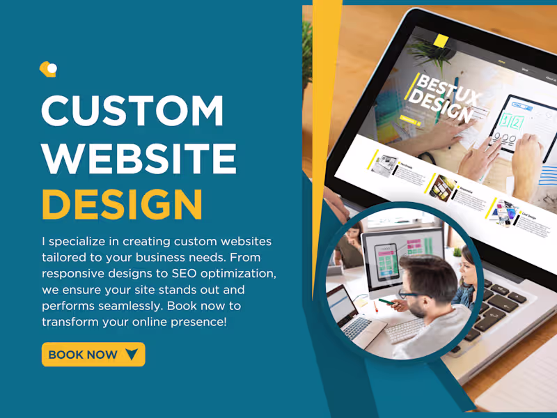 Cover image for Custom Web Solutions: Designed for Impact and Optimization