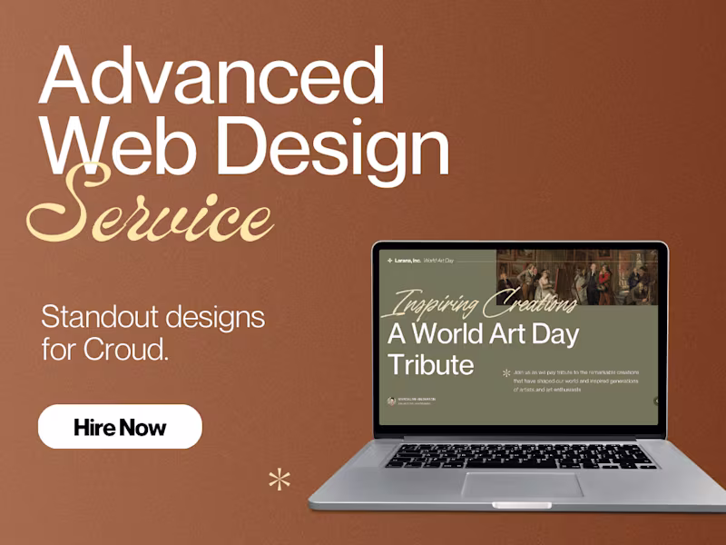 Cover image for Advanced Web Design Service | With 10+ Years of Work Expertise