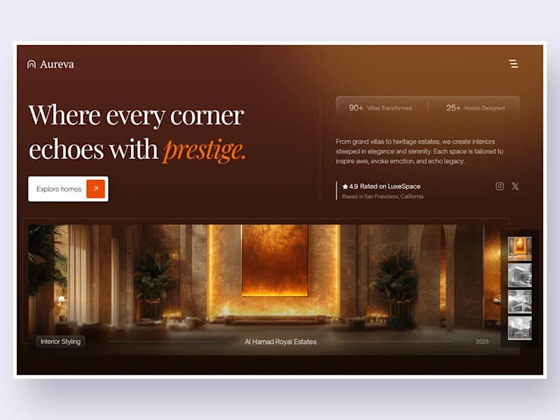 Cover image for Aureva- Luxury Interior Design
