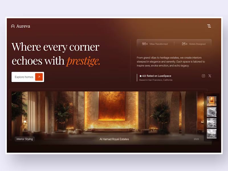 Cover image for Aureva- Luxury Interior Design