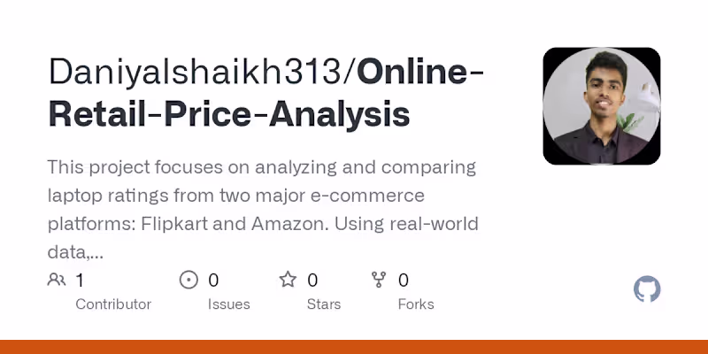 Cover image for Online Retail Price Analysis - Flipkart vs Amazon