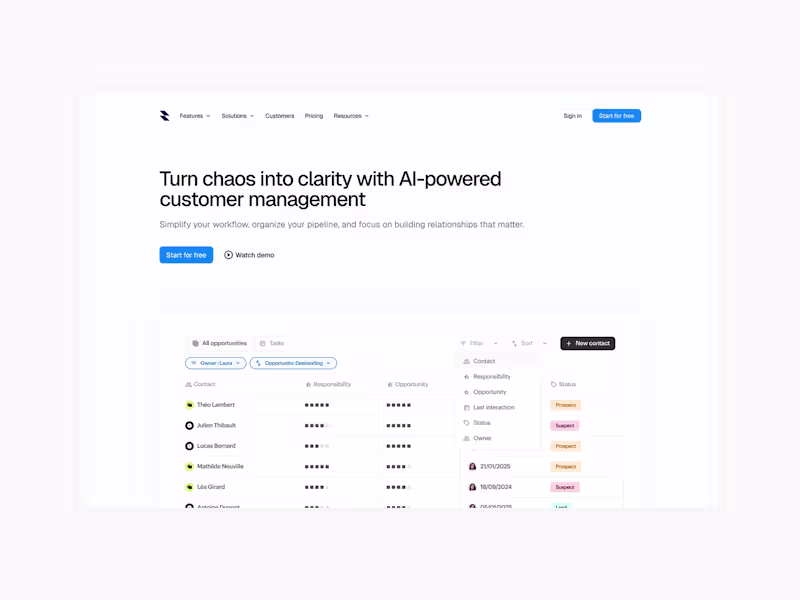 Cover image for CRM hero section