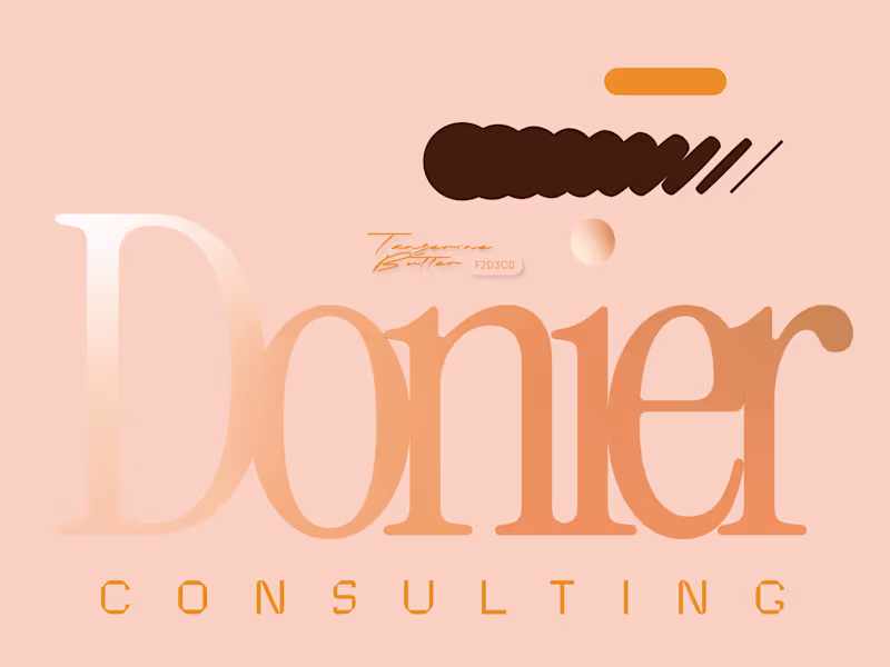Cover image for Donier Consulting
