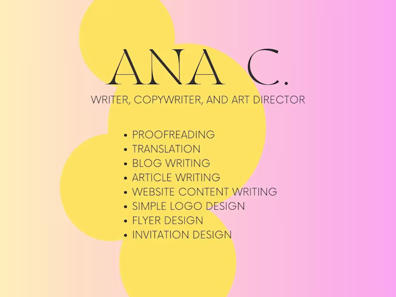 Cover image for Writing Blogs and Articles Package! 