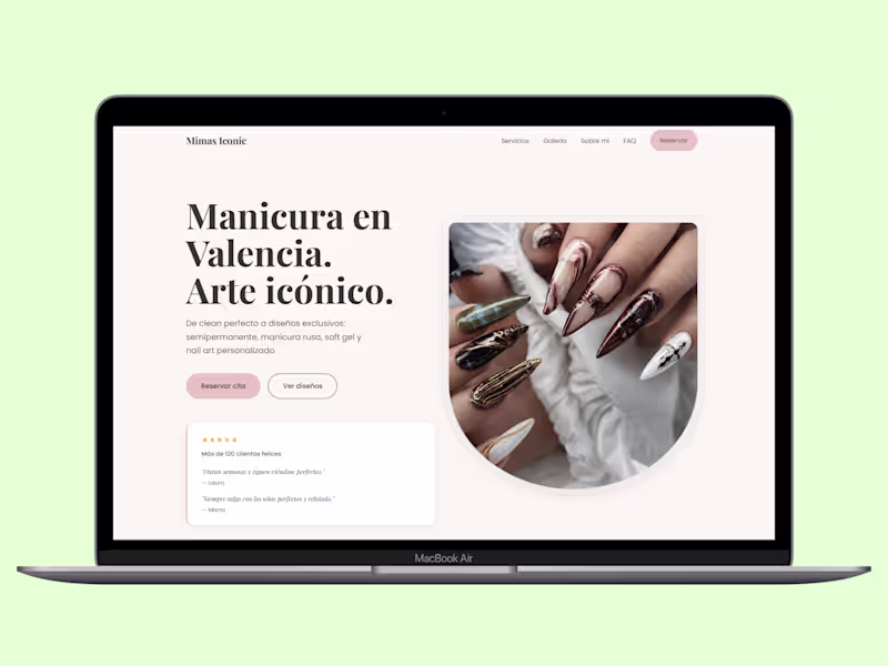 Cover image for Mimas Iconic Website:
Website design and