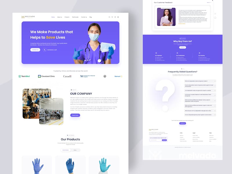 Cover image for Medical Supplies Website Redesign
