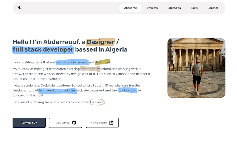 Cover image for Personal Portfolio Website Development