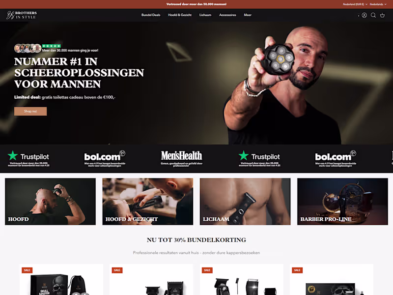 Cover image for Brothers in Style – Custom PDP | Figma to Shopify Build