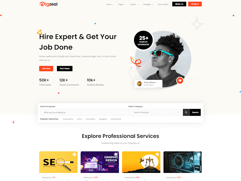 Cover image for GigZeal Freelance Platform Development