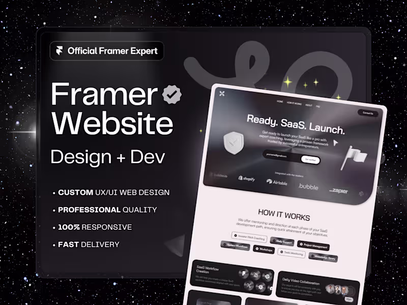 Cover image for Framer Website Design & Development