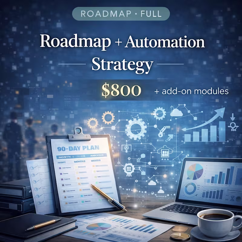 Cover image for Roadmap + Automation Strategy