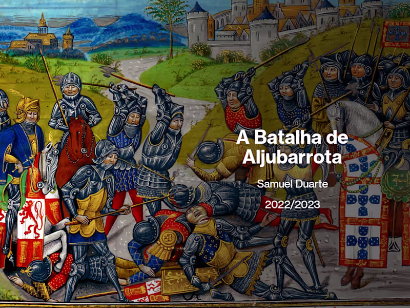 Cover image for Batalha de Aljubarrota