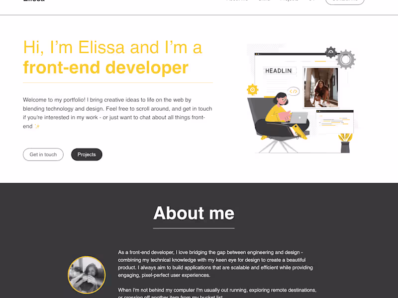Cover image for Responsive Portfolio Website