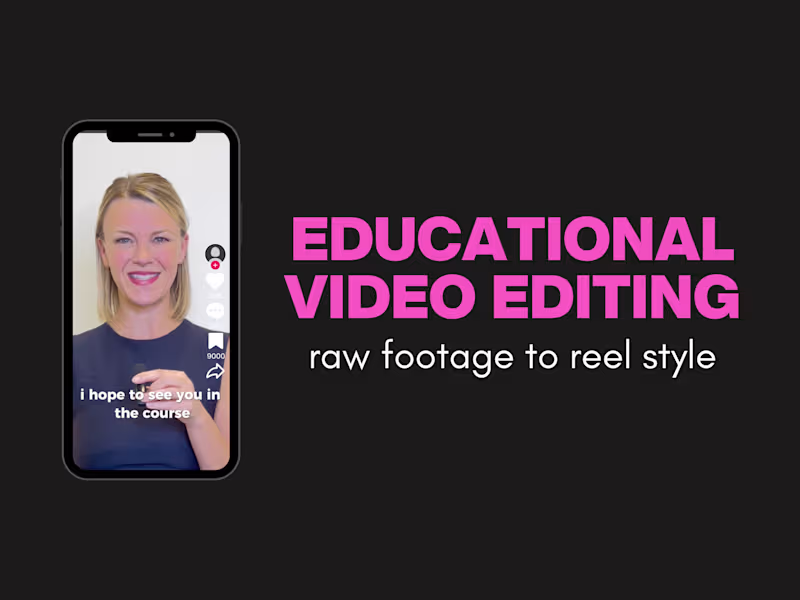 Cover image for Education Style Short-form Video Editing