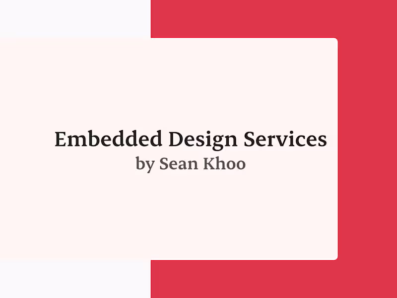 Cover image for Embedded Design Services