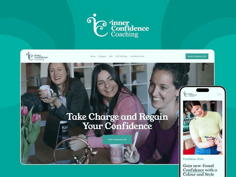 Cover image for Squarespace Website — Inner Confidence Coaching