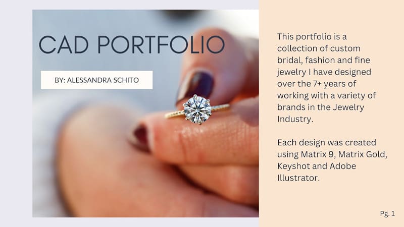 Cover image for Jewelry Design Portfolio : Behance
