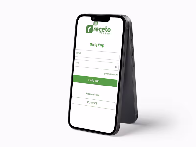 Cover image for Recete Tarim • Agricultural Sampling App