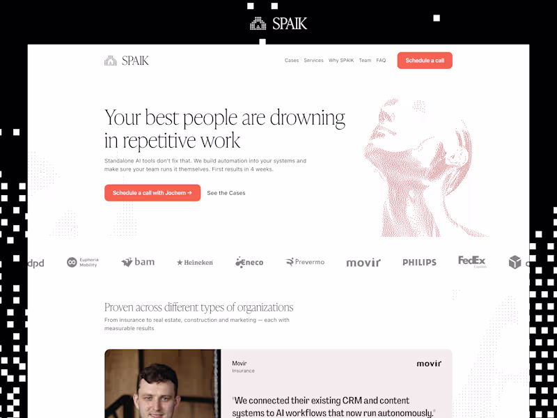 Cover image for SPAIK Marketing Website Design and Development