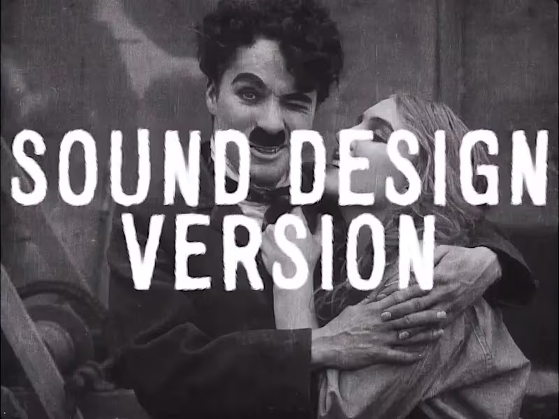 Cover image for Chaplin but with SOUND