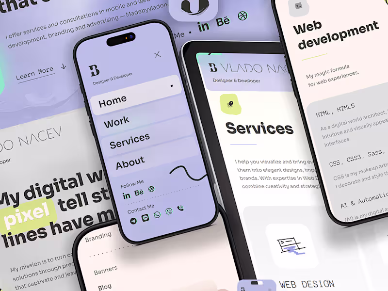 Cover image for Landing Page Design + Development madebyvladonacev