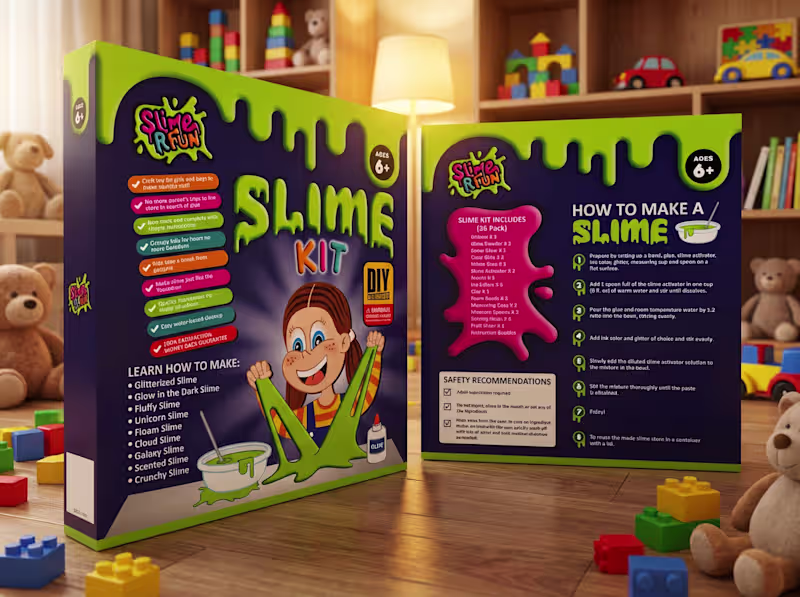 Cover image for SLIME KIT Packaging Design