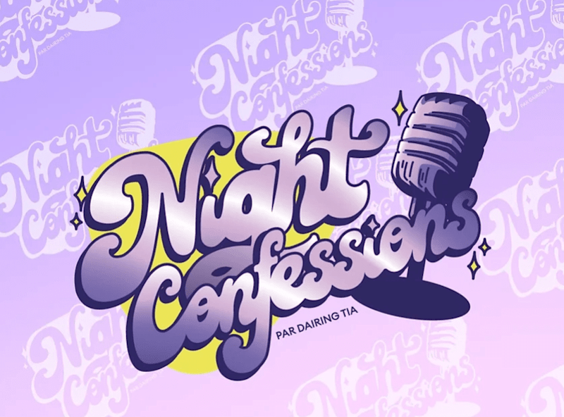 Cover image for Night Confessions Podcast — Logo Design