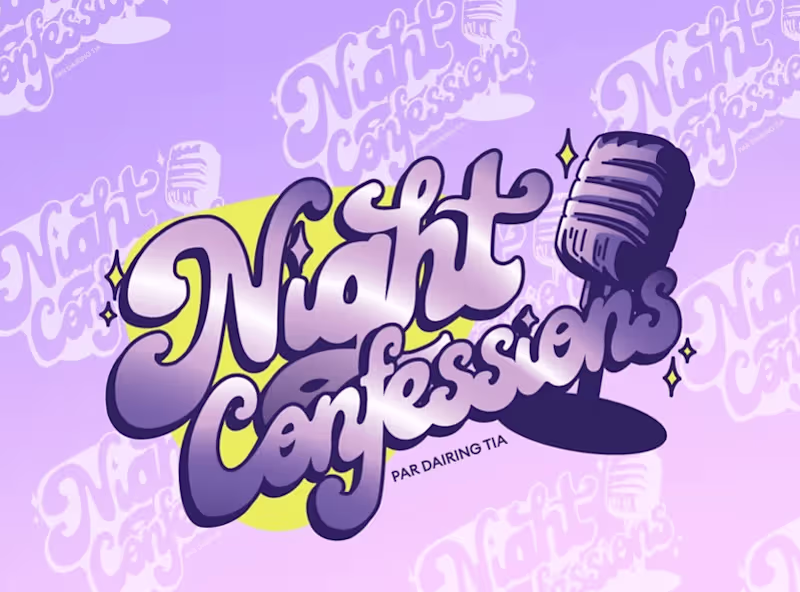 Cover image for Night Confessions Podcast — Logo Design