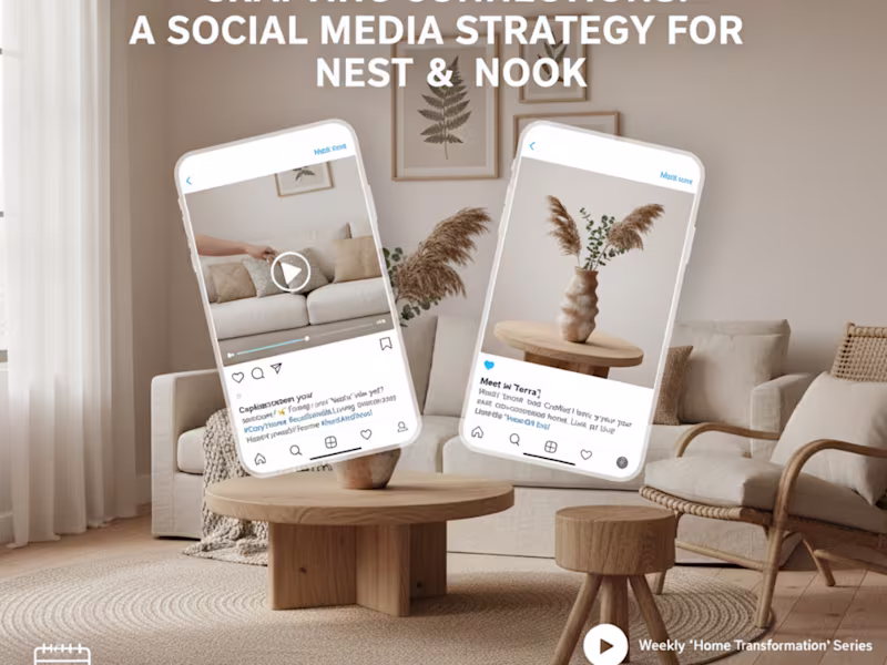 Cover image for Social Media Content Strategy for Nest & Nook