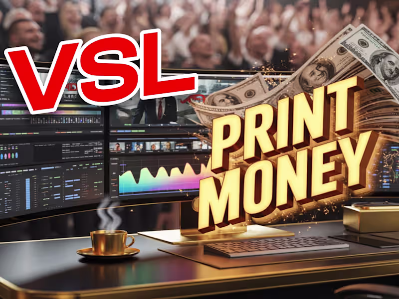 Cover image for I will edit your VSL video sales letter to print money 