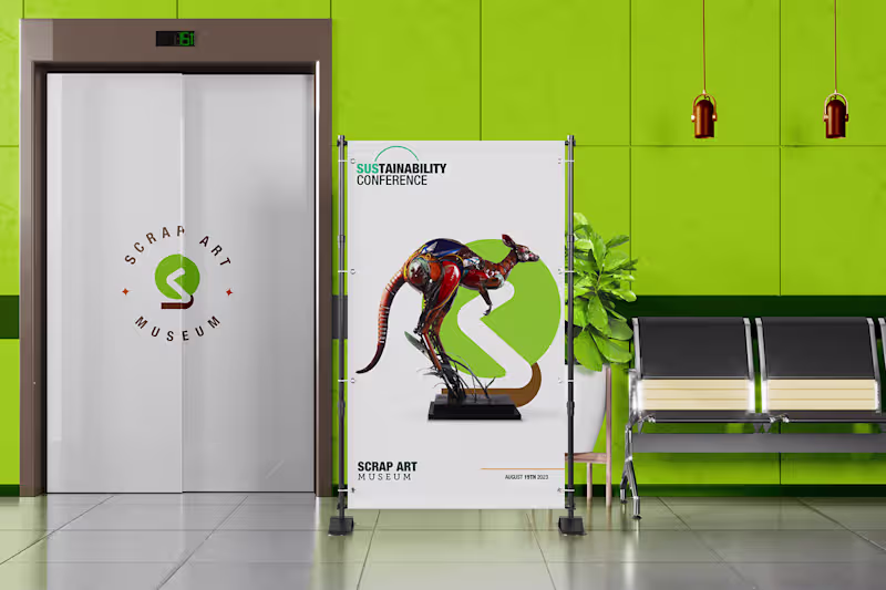 Cover image for Scrap Art Museum Brand Identity Design