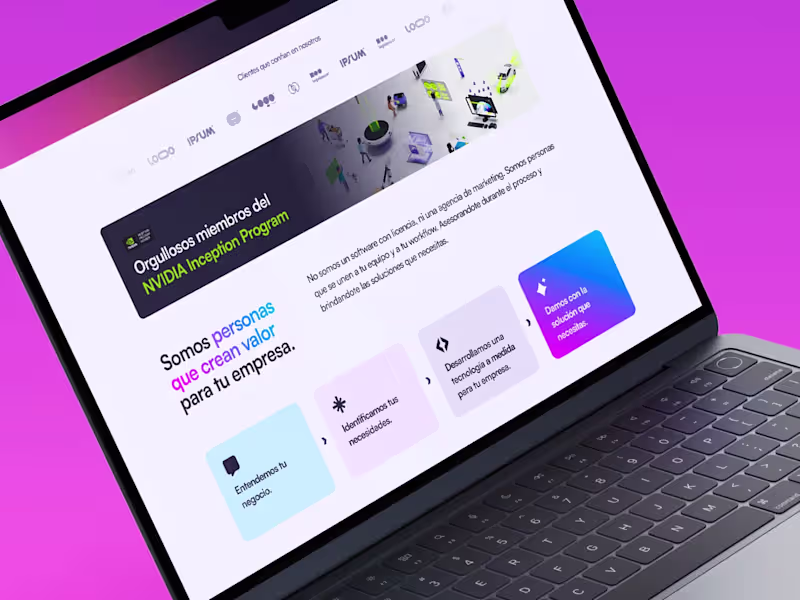 Cover image for Landing page