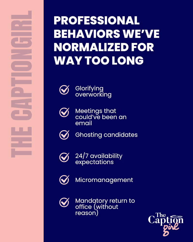 Cover image for Let’s be honest: A lot of what we call “professional” at wor...