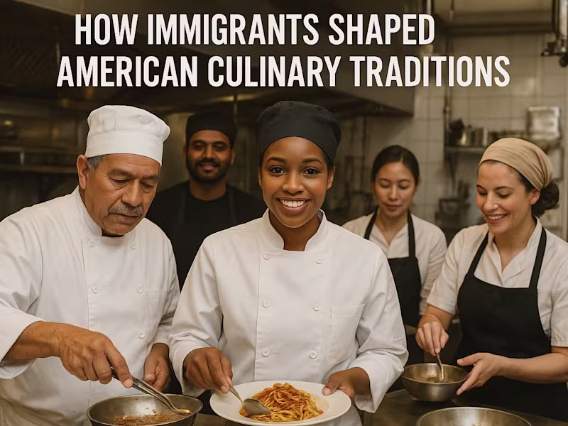 Cover image for How Immigrants Shaped American Culinary Traditions