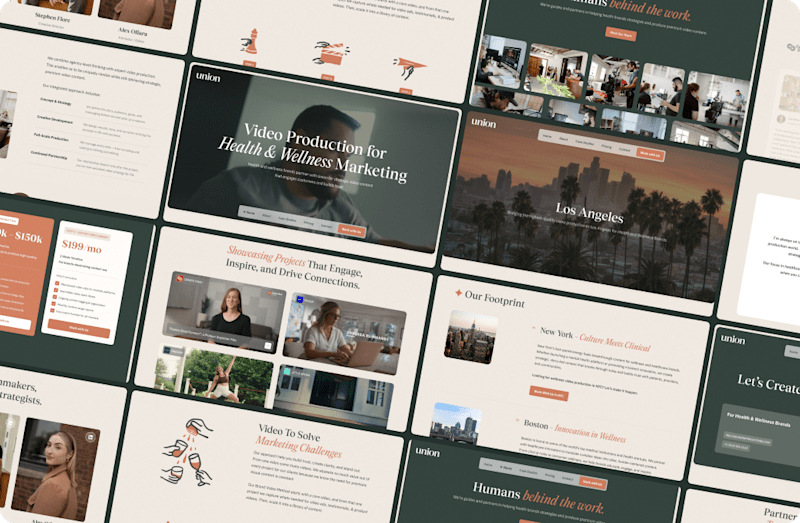 Cover image for Union Productions Webflow Development