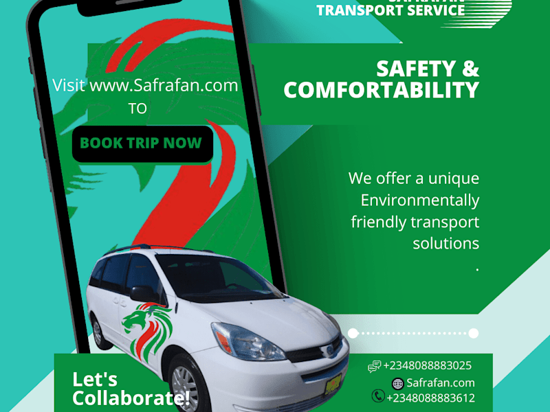 Cover image for Design of Safrafan.com Transport Booking App